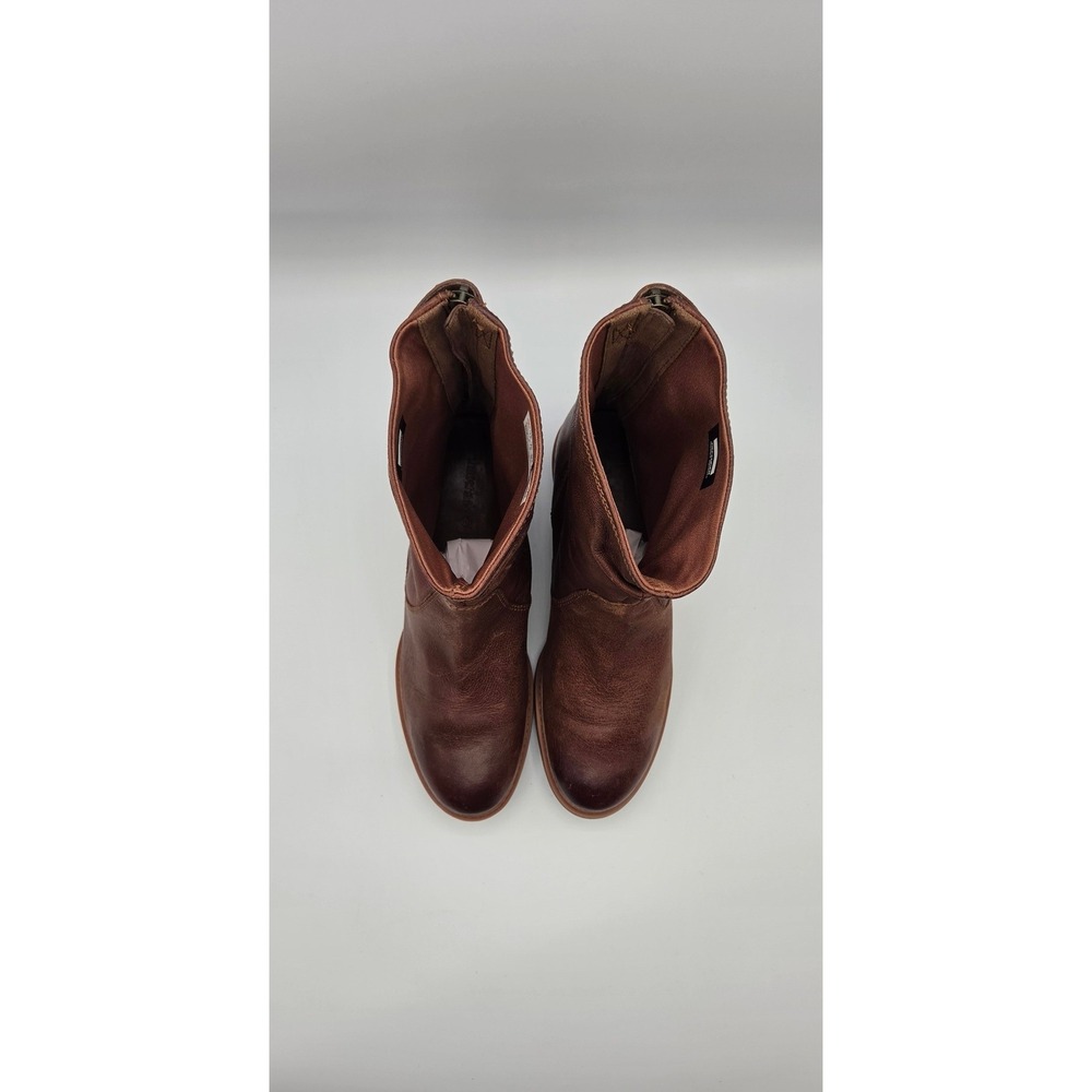Timberland Sutherlin Bay Women's Boots 7.5 Brown Leather Slouch Zip A1SDE - Picture 6 of 13
